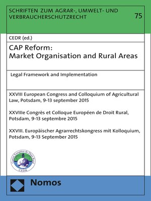 cover image of CAP Reform